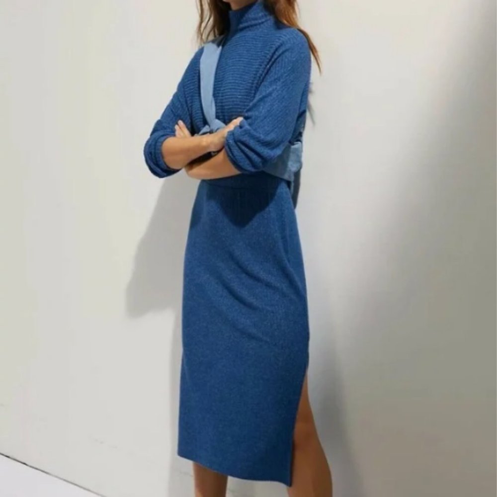 Anthropologie Mariah Ribbed Knit Maxi Dress NWT